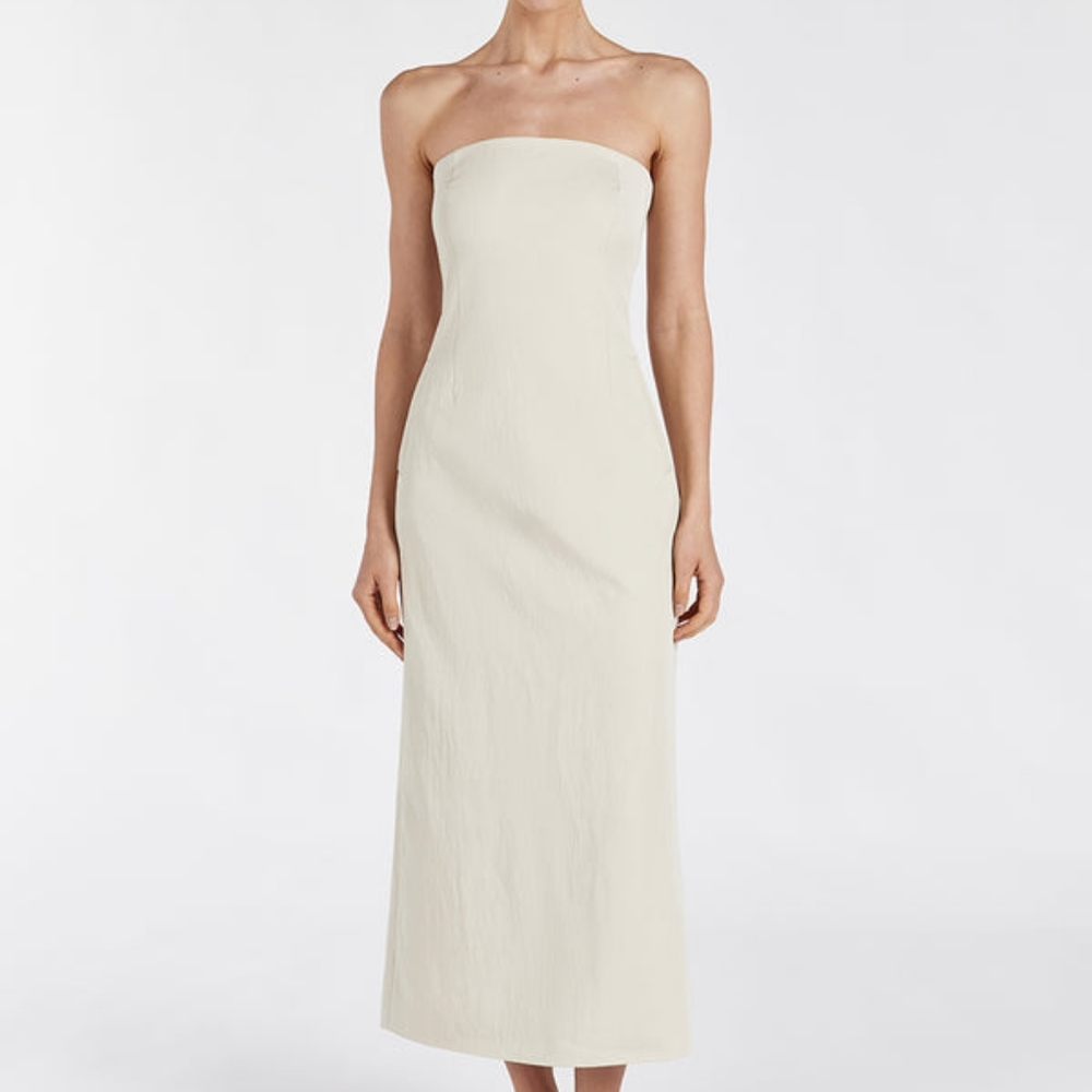 Strapless Midi Dress